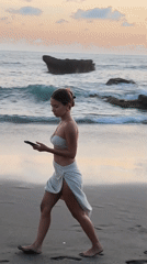 Beachgoers enjoy sunset activities across Bali's Kuta Utara region