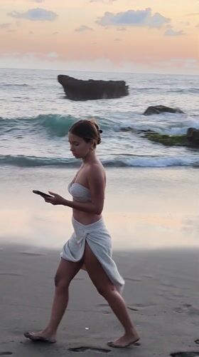 Beachgoers enjoy sunset activities across Bali's Kuta Utara region