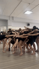 Dance rehearsal captured at Votkinsk studio with young performers