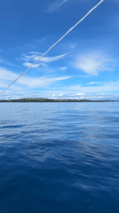 Boat passengers witness calm seas, green islands near Dapa