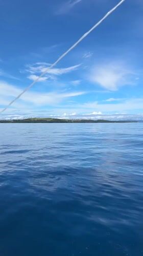 Boat passengers witness calm seas, green islands near Dapa