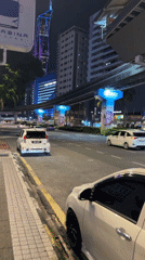 Evening street life documented across central Kuala Lumpur districts