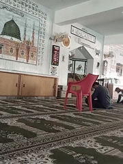 Mosque interior documented in Dera Chahal, Pakistan