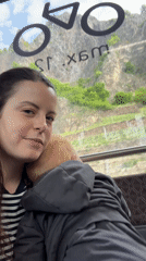 Mother holds sleeping baby in Bad Kreuznach morning scene