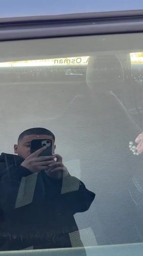 Man Takes Selfies Around Lozarevo, Bulgaria