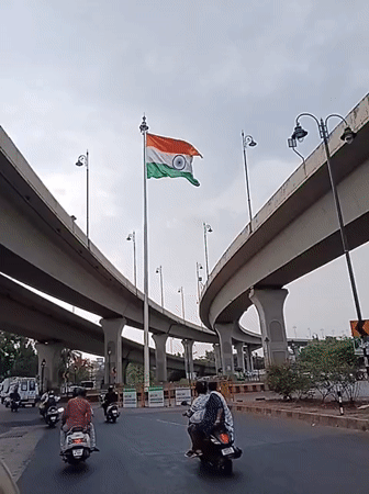Ordinary street life documented across Panaji during overcast morning