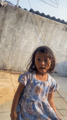 Morning laundry routine on a rooftop in Gelam, Indonesia