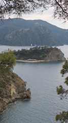Scenic coastal views captured in Fethiye, Turkey