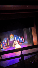 Dance performance with international flags staged in La Paz