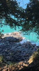 Morning coastal exploration documented near Manggis, Indonesia