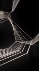 Geometric light art installation draws visitors in Kazan