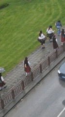 Folk festival and controversial sculpture observed in Gabrovo, Bulgaria