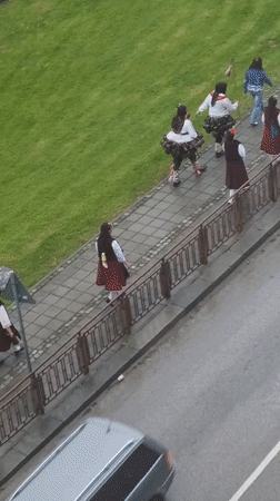 Folk festival and controversial sculpture observed in Gabrovo, Bulgaria