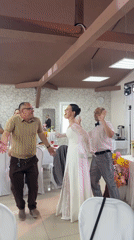 Wedding reception dancing and celebrations in Ольховка, Russia