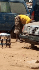 Man spotted at car repair site in Barden Yana