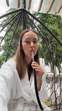 Lazy resort afternoon in Sochi: hookah, egg chairs, geodesic domes