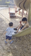 Afternoon playground session at a Glendale park