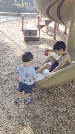 Afternoon playground session at a Glendale park