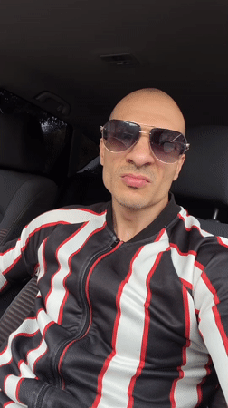 Man records video message from car in Pleven