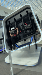 Children enjoy VR games, bungee trampolines at Perm mall