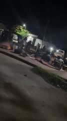Evening street life captured in Bukuru Nigeria