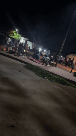 Evening street life captured in Bukuru Nigeria