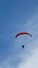 Tel Aviv scenes: paragliding, drinks, and beach sunbathing