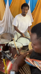 Musicians perform informal session in Jos, Nigeria