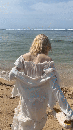 Everyday beach life documented in Nusa Dua resort area