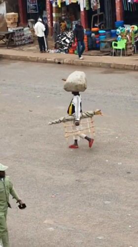 Morning street life and commerce documented in Bukuru, Nigeria