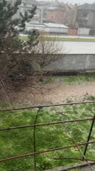Severe hailstorm blankets Svilengrad, Bulgaria with ice