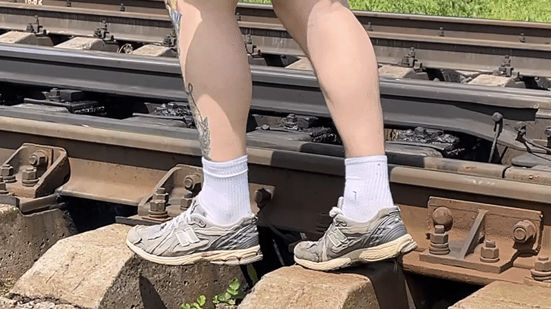 Exploring a quiet, overgrown railway corridor in Bila Tserkva