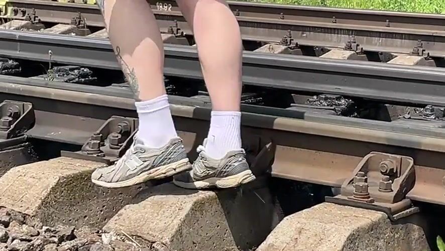 Exploring a quiet, overgrown railway corridor in Bila Tserkva