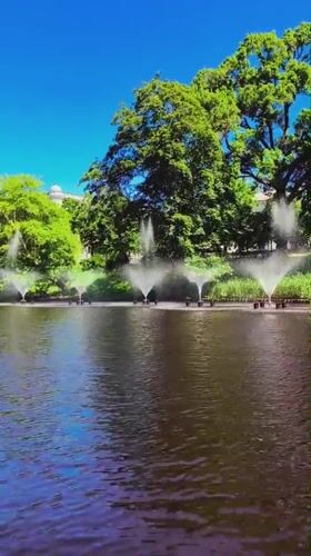Morning scenes captured at Riga landmarks under clear skies