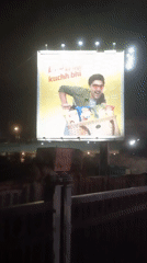 Mumbai nightlife captured in billboard ads and skyline views