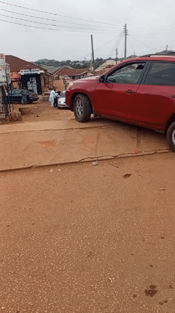 Street incidents and dog interaction captured in Bukuru