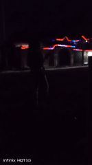 Person observed on illuminated street in Sabon Tasha, Nigeria