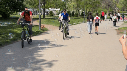 Sunny afternoon park life captured in Sofia