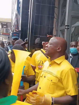 Nairobi security workers rally for fair conditions under KNPSWU banner