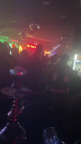 Nightlife scene captured at Gwarinpa hookah lounge