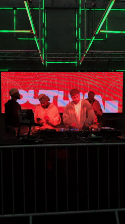DJ group performs at OUTLAWZ event in Paris