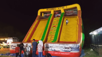 Night fair in full swing across two Indonesian towns