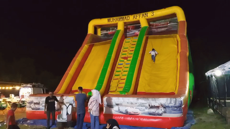 Night fair in full swing across two Indonesian towns
