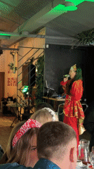 Traditional celebration and river scenes captured in Chaikovsky, Russia