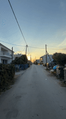 Sunset evening at Ofrynio Beach, dress shots and golden-hour scenes