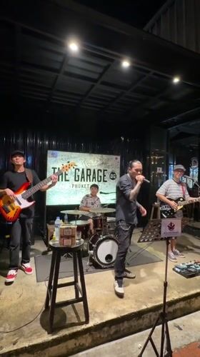 Live band night set at The Garage Phuket, Karon