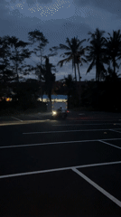 Young rider performs scooter wheelie on Indonesian road