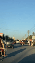 Ordinary afternoon street life documented in Kandahar, Afghanistan