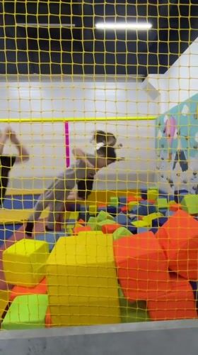 Children enjoy indoor play activities at Donskoye recreation center