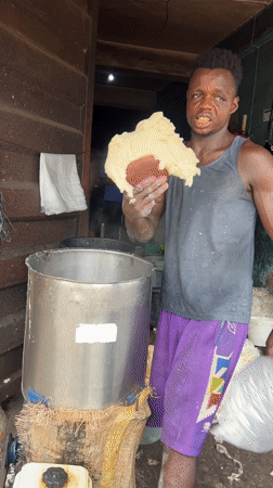 Morning market activity and work scenes documented in Nkpor